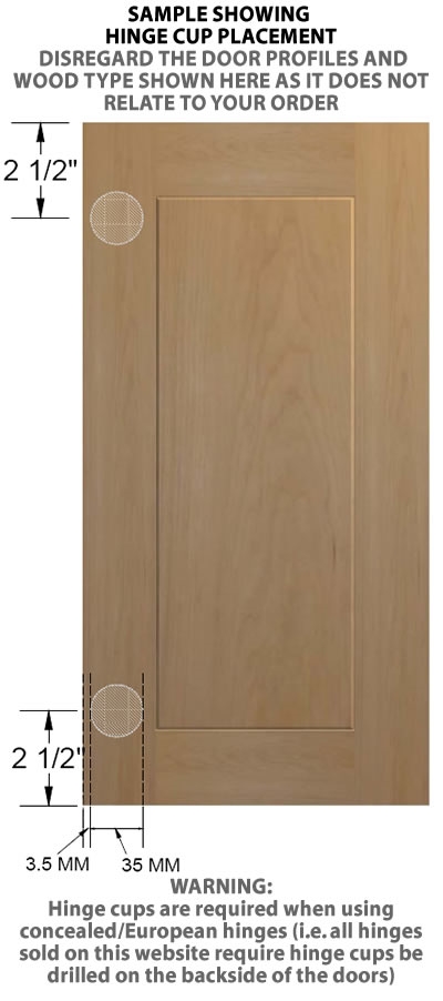 Allstyle Custom Cabinet Doors: Wood, MDF, raw or finished