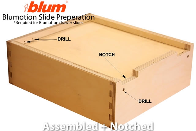 Birch Cabinet Drawer Box