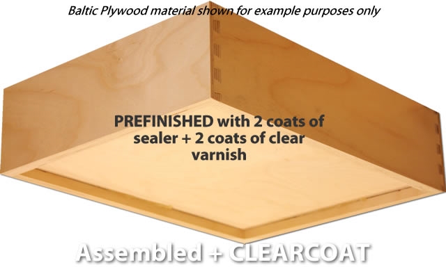 Dovetail Drawer Box- 5/8 Solid Red Oak Hardwood
