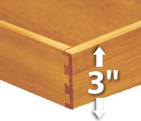 Dovetail Drawer Box- 5/8 Solid White Oak (Quarter Sawn) Hardwood